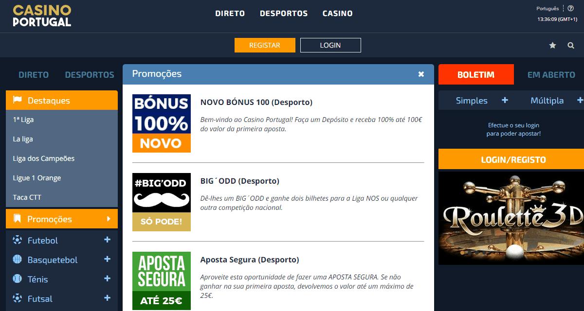 site de jogo online licenciados em Portugal