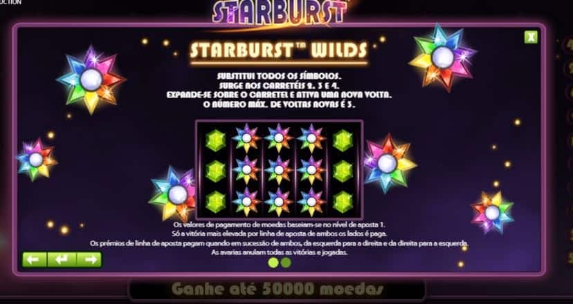 tabela de pagamento de Starburst