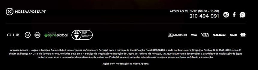 The variety and security of payment methods at Nossa Aposta