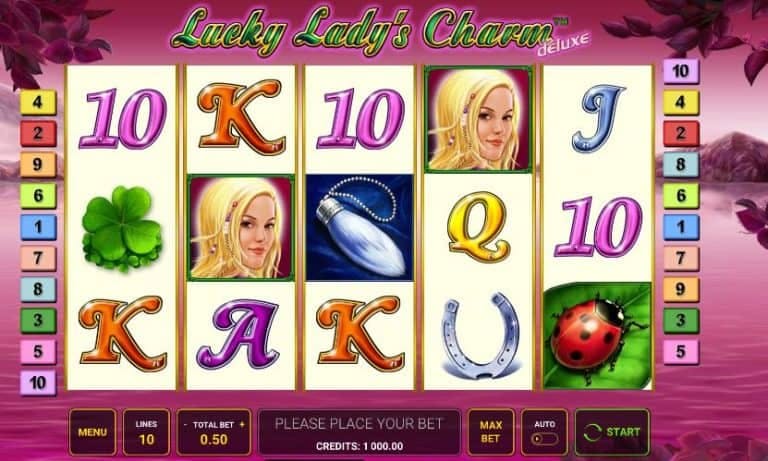 lucky lady aposs charm deluxe slot