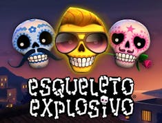 Explosive skeleton logo