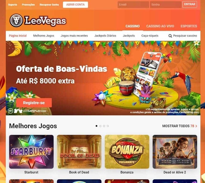 Melhores Jogos de Slot Machines Online em Leovegas