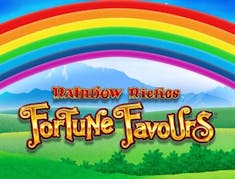 Rainbow Riches Fortune Favours logo