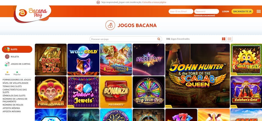 Melhores Jogos de Slot Machines Online em Bacana Play