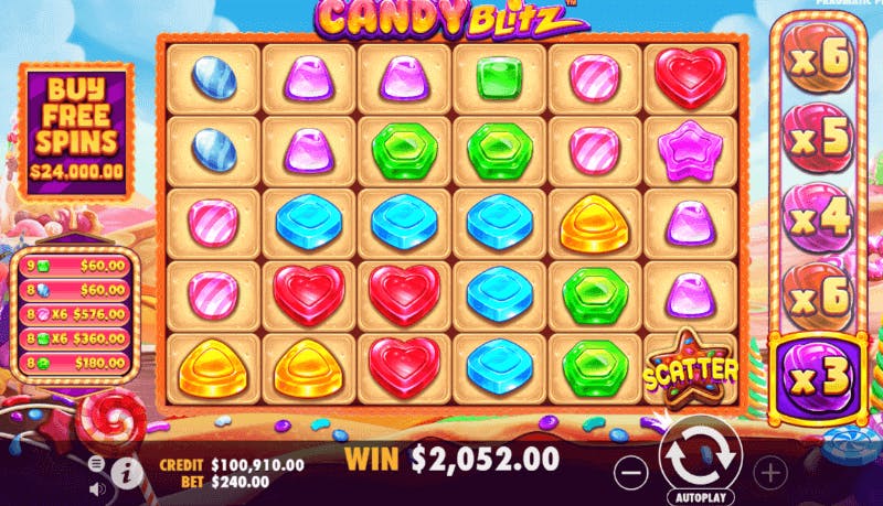 Slots Inspiradas no Candy Crush - Jogo Grátis Divertido!