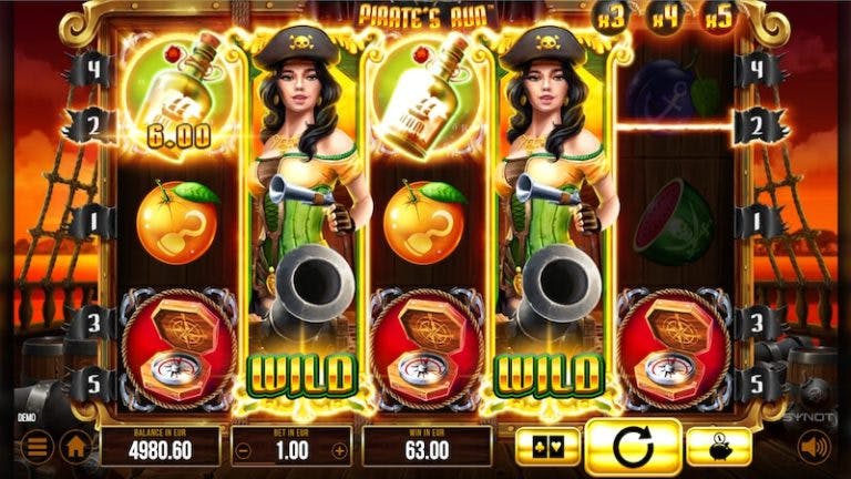 Pirate's Run Slot Machine | Jogue Grátis | Online Casinos Portugal